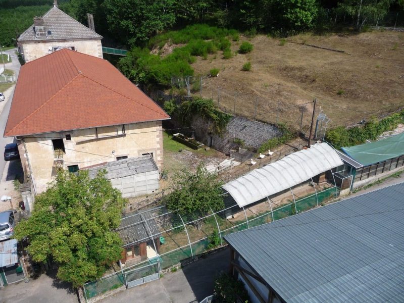 Vue aérienne du refuge de la SVPA de Brouvelieures