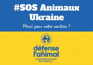SOS ANIMAUX UKRAINE - Panneau remerciement