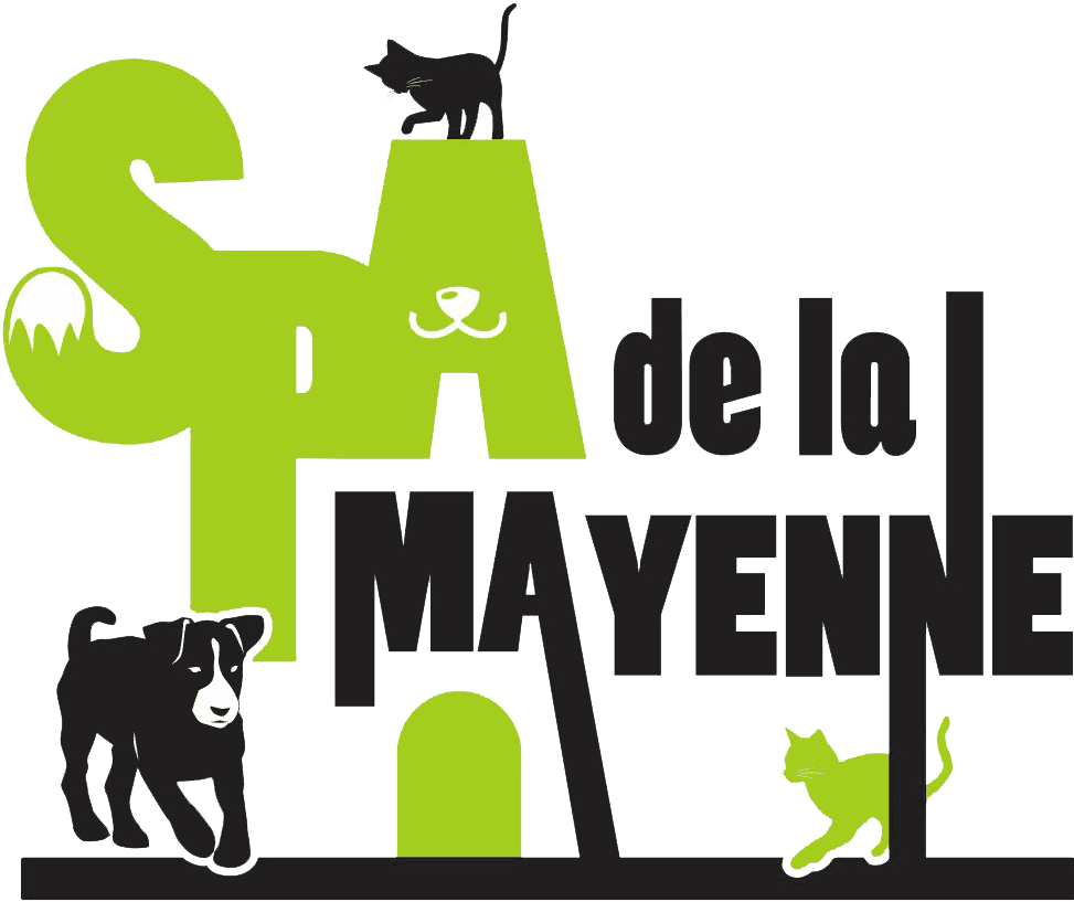 Logo de la SPA de la Mayenne