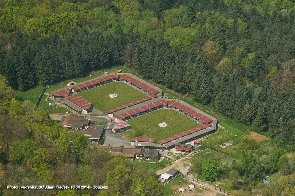 Vue aérienne du refuge de la SPA de Limoges et de la Haute-Vienne